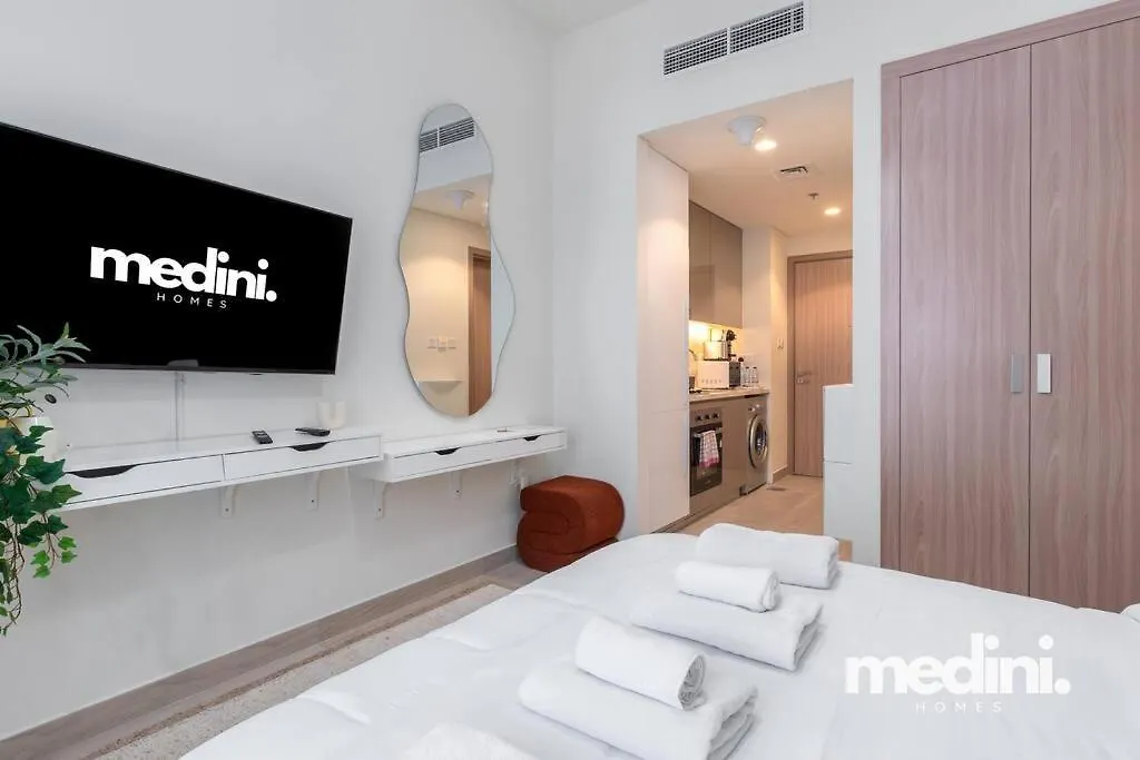 Cozy Studio In Azizi Riviera - Dubai Lägenhet